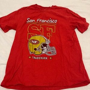 49ers red tshirt